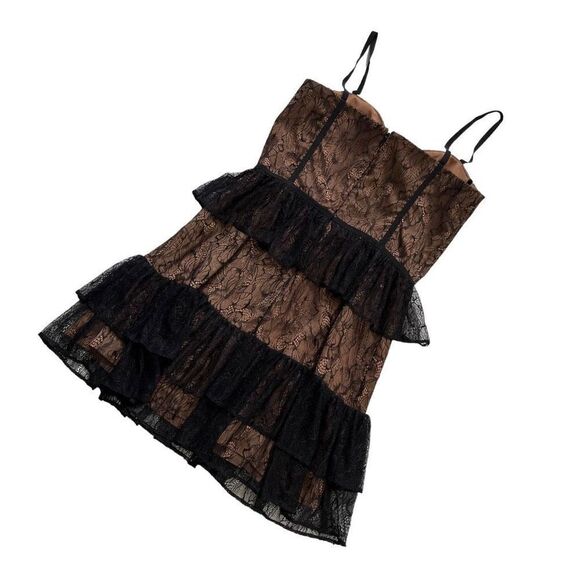 MAJORELLE Carley Mini Dress in Black‎ - Picture 6 of 11